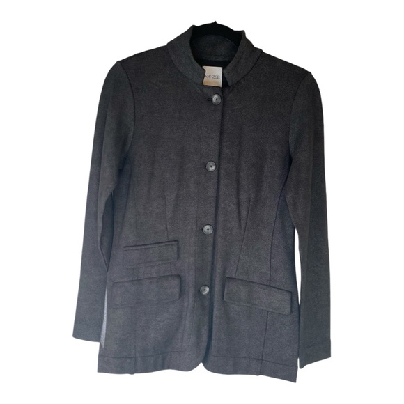 Sueded Foiled Blazer - Nic & Zoe - Picture 3 of 4